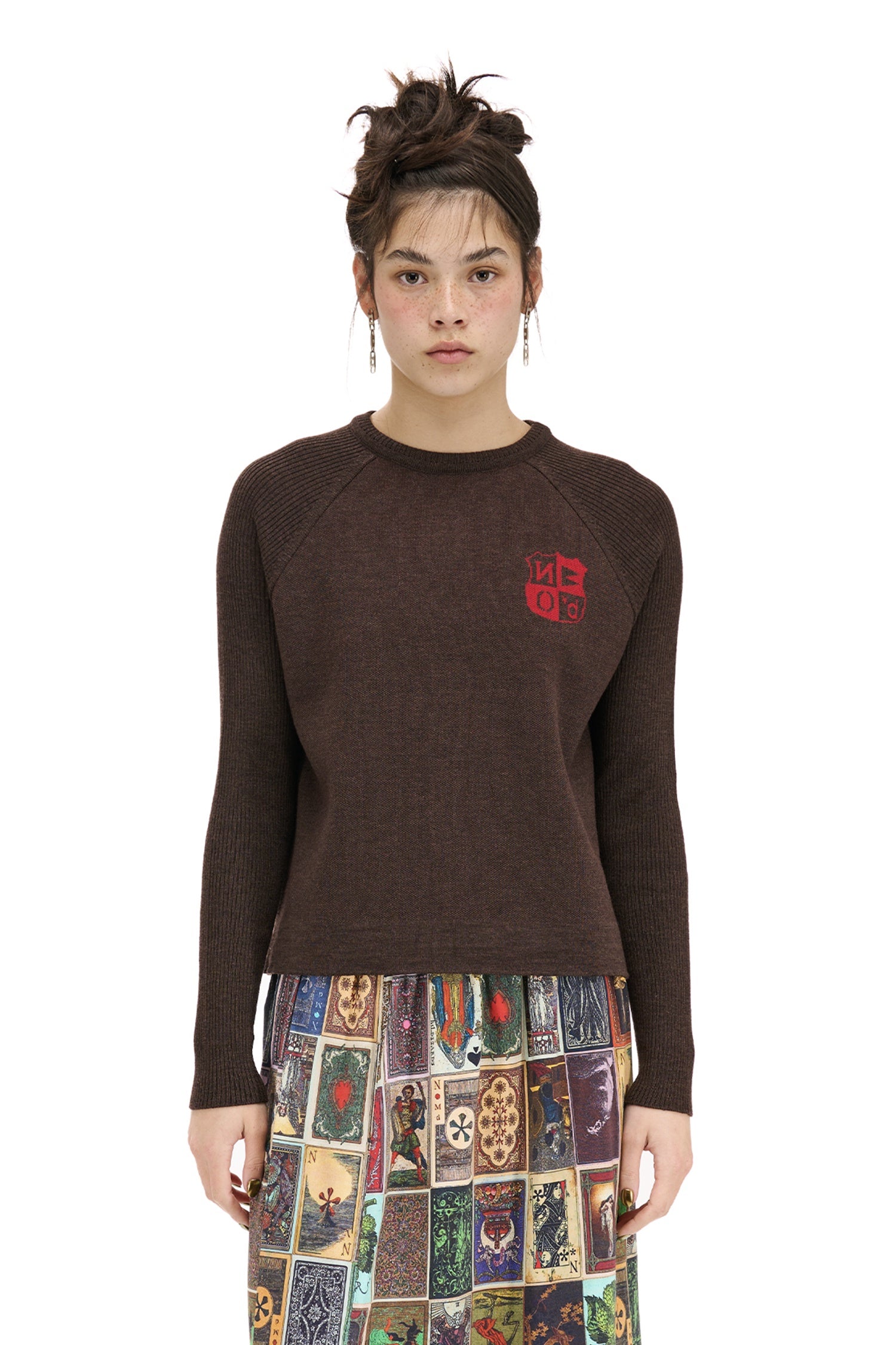 ACADEMIA JUMPER IN WALNUT, W25