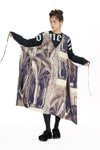 DETACHED PINAFORE IN GOTHIC PRINT, W25