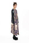 DETACHED PINAFORE IN GOTHIC PRINT, W25