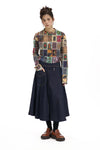THEATRE LONG SLEEVE IN FORTUNA PRINT, W25