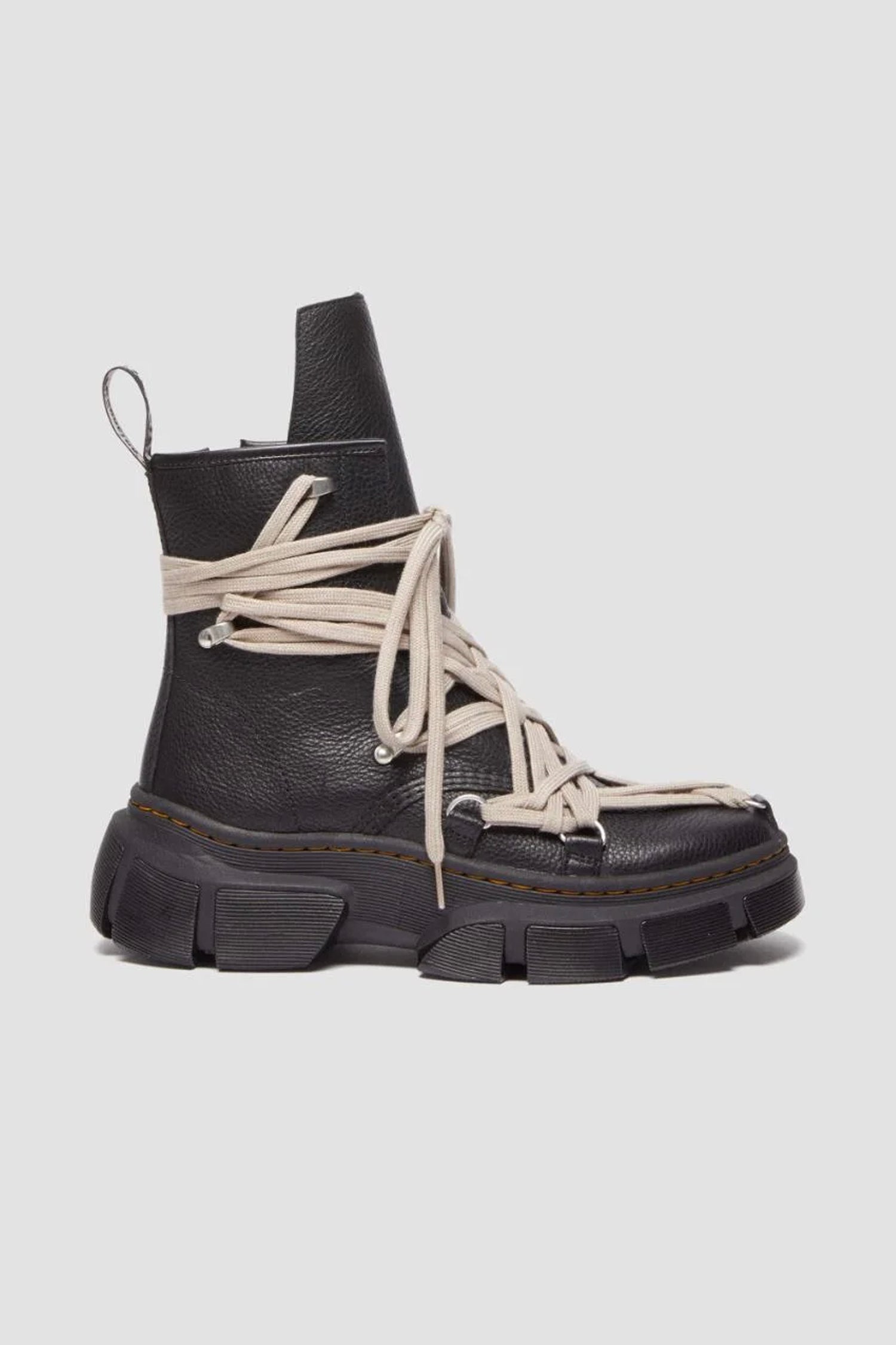 【新発売】 X OWENS RICK DR Store Zambesi - BLACK IN BOOT LACE MEGA MARTENS 靴