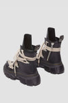 RICK OWENS X DR MARTENS MEGA LACE BOOT IN BLACK