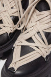 RICK OWENS X DR MARTENS MEGA LACE BOOT IN BLACK