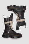 RICK OWENS X DR MARTENS DMXL 1918 IN BLACK