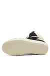 FUR LINED GEOBASKETS IN BLACK/MILK/MILK, SS24