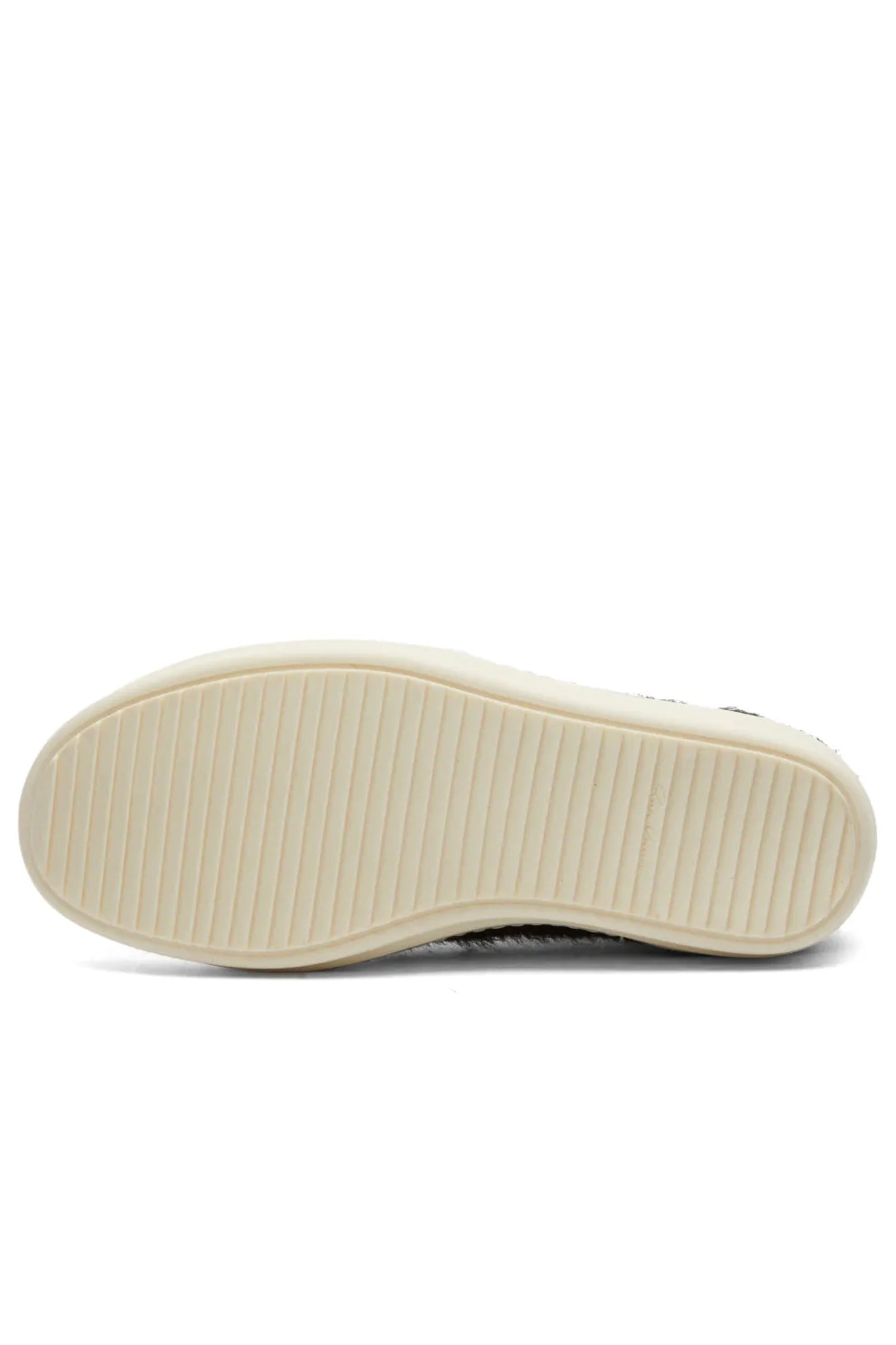 FUR LINED LIDO VINTAGE LOW-TOP SNEAKERS IN BLACK/BLACK/MILK, SS24