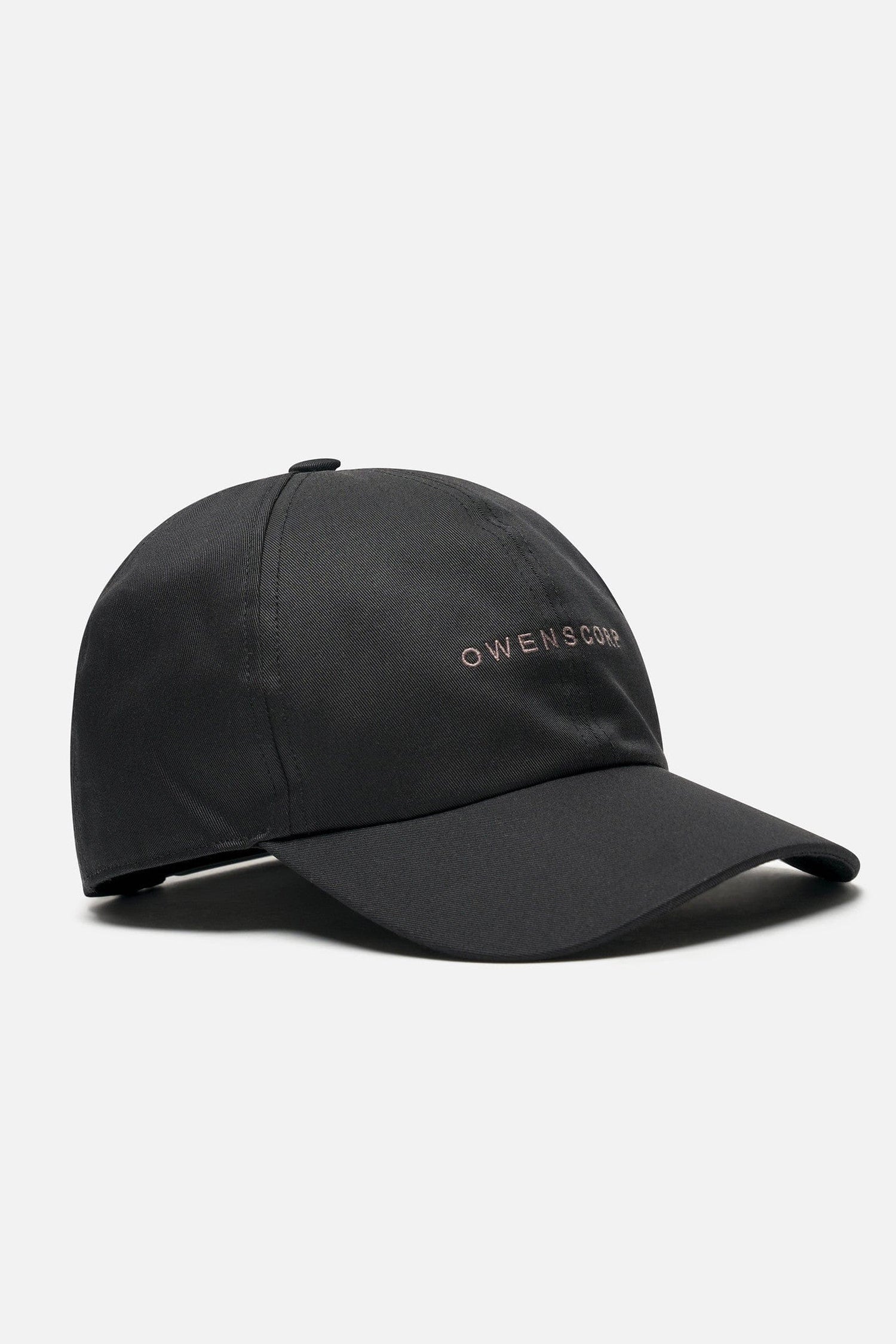 'OWENSCORP' BASEBALL CAP IN BLACK/DUST, SS24
