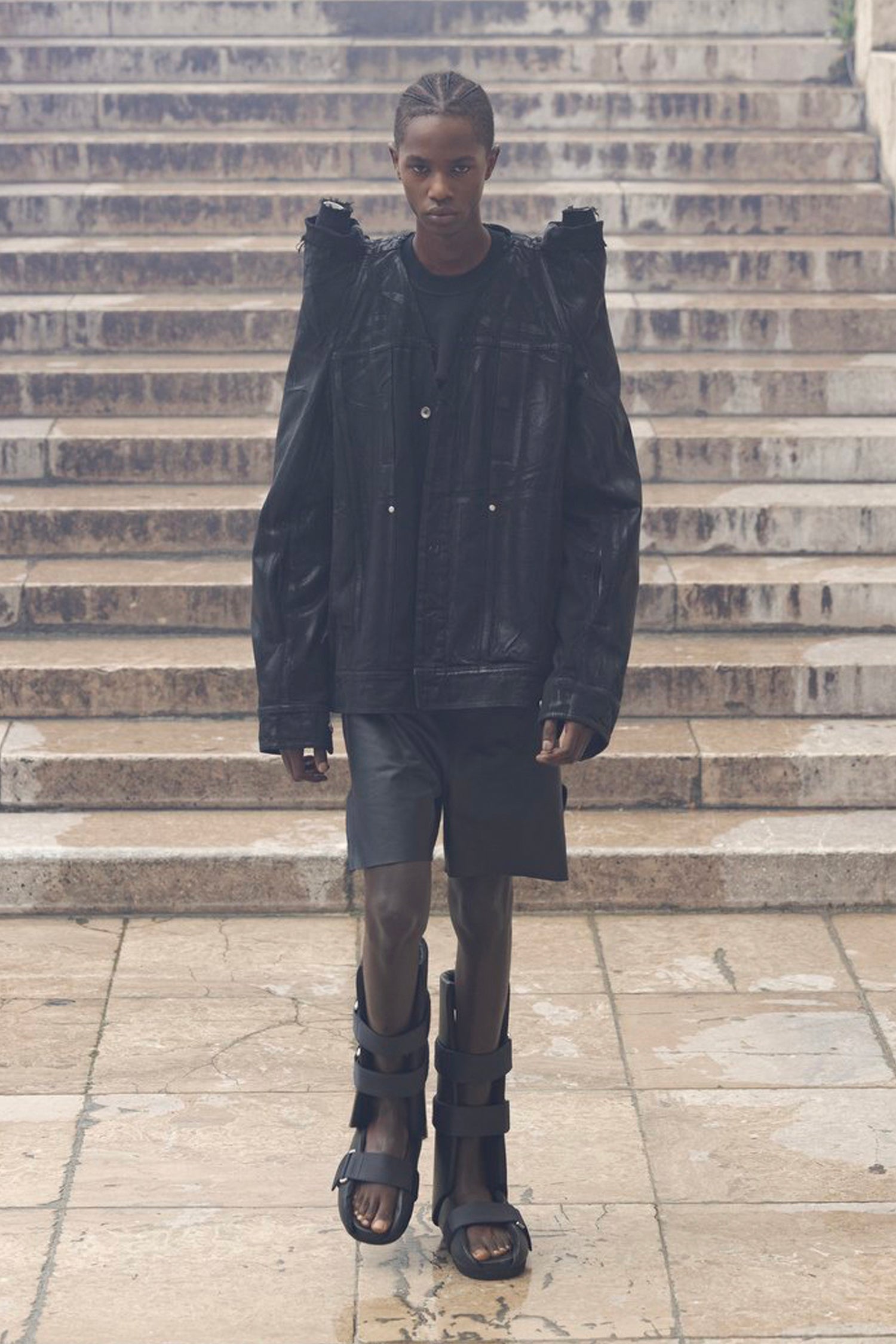 TEC WORKER JACKET IN DARK DUST, SS24