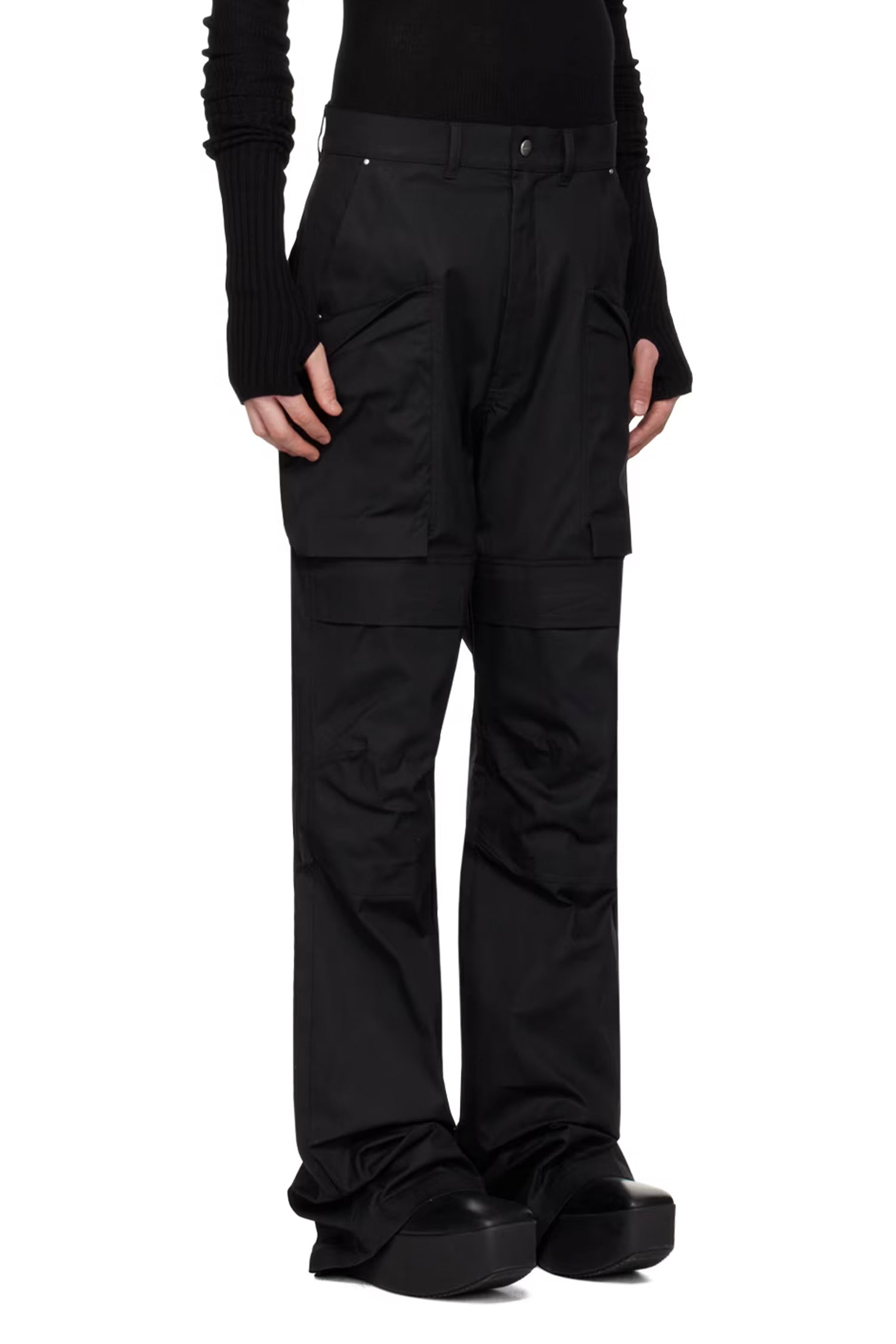 STEFAN CARGO IN BLACK, SS24