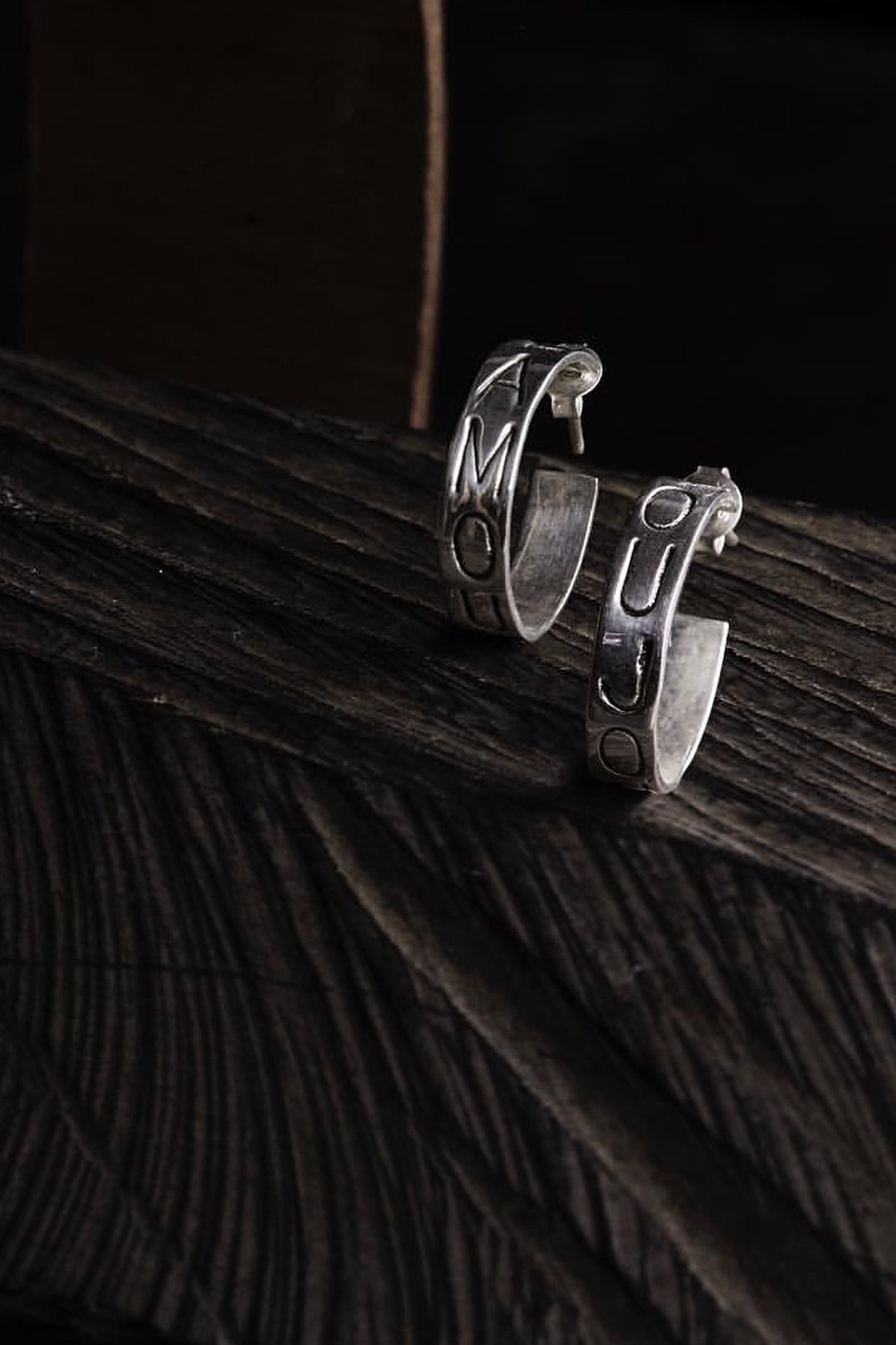 BOUCLES D'OREILLE 'L'AMOUR, TOUJOURS' ARGENT