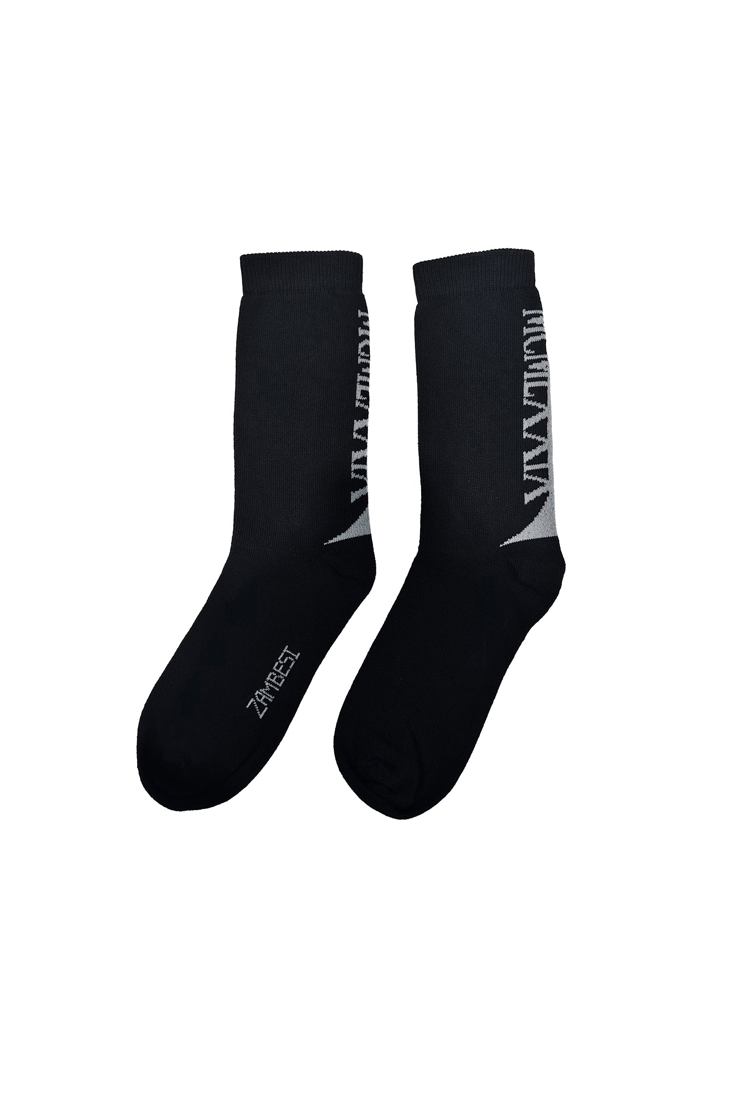 COTTON ACHILLES IN BLACK/BONE