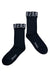 GOTHIC SOX IN BLACK/WHITE, COTTON