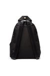 BOW FRONT BACKPACK W/ DAISY EMB IN BLACK/PEARL,SS23