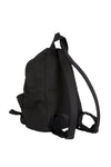 BOW FRONT BACKPACK W/ DAISY EMB IN BLACK/PEARL,SS23