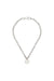 LARGE PEARL HEART CHAIN NECKLACE IN PEARL, SS23