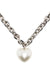LARGE PEARL HEART CHAIN NECKLACE IN PEARL, SS23