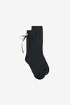 BOW PEARL SOCKS IN BLACK/BLACK/PEARL, AW23