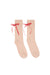 BOW PEARL SOCKS IN ROSE/RED/PEARL, AW23