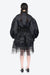 CROPPER BOMBER WITH EMBL CUP DETAIL IN BLACK/JET, AW23