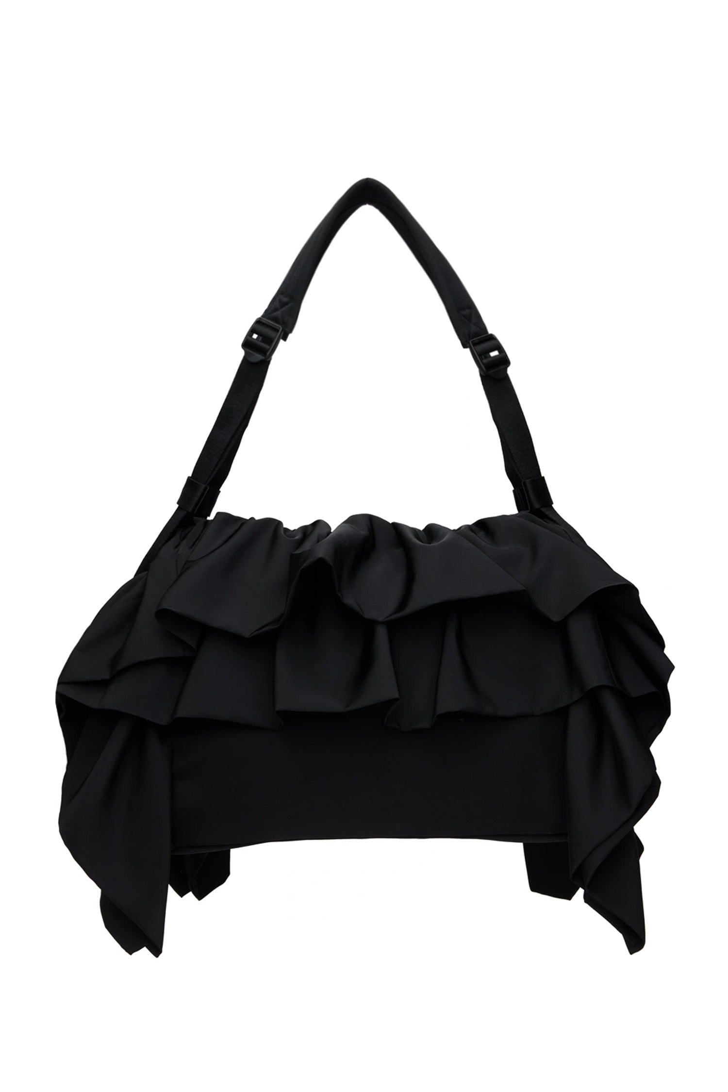 FRILLY CLASSIC TOTE BAG IN BLACK, AW23