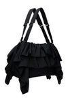 FRILLY CLASSIC TOTE BAG IN BLACK, AW23