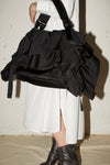 FRILLY CLASSIC TOTE BAG IN BLACK, AW23