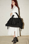 FRILLY CLASSIC TOTE BAG IN BLACK, AW23