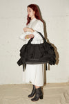 FRILLY CLASSIC TOTE BAG IN BLACK, AW23