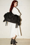 FRILLY CLASSIC TOTE BAG IN BLACK, AW23