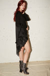 PATCHWORK LONG SLEEVE JUMPER IN BLACK/BLACK, AW23