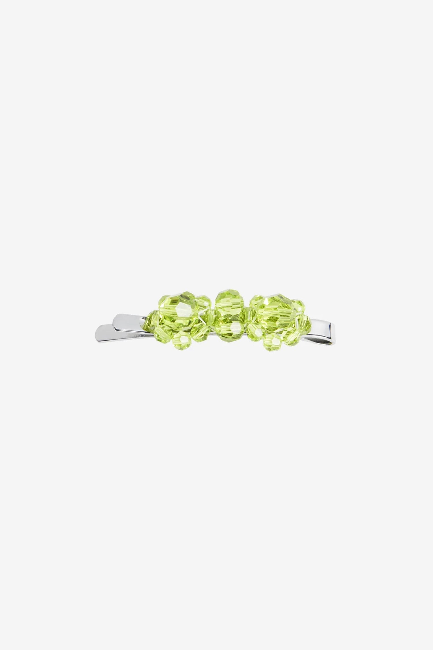 MINI FLOWER HAIR CLIP IN ACID GREEN, AW23