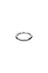 ANNEAU ROND &#39;TOUJOURS&#39; ARGENT