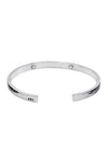 BRACELET RIVETE &quot;LA NUIT&quot; ARGENT