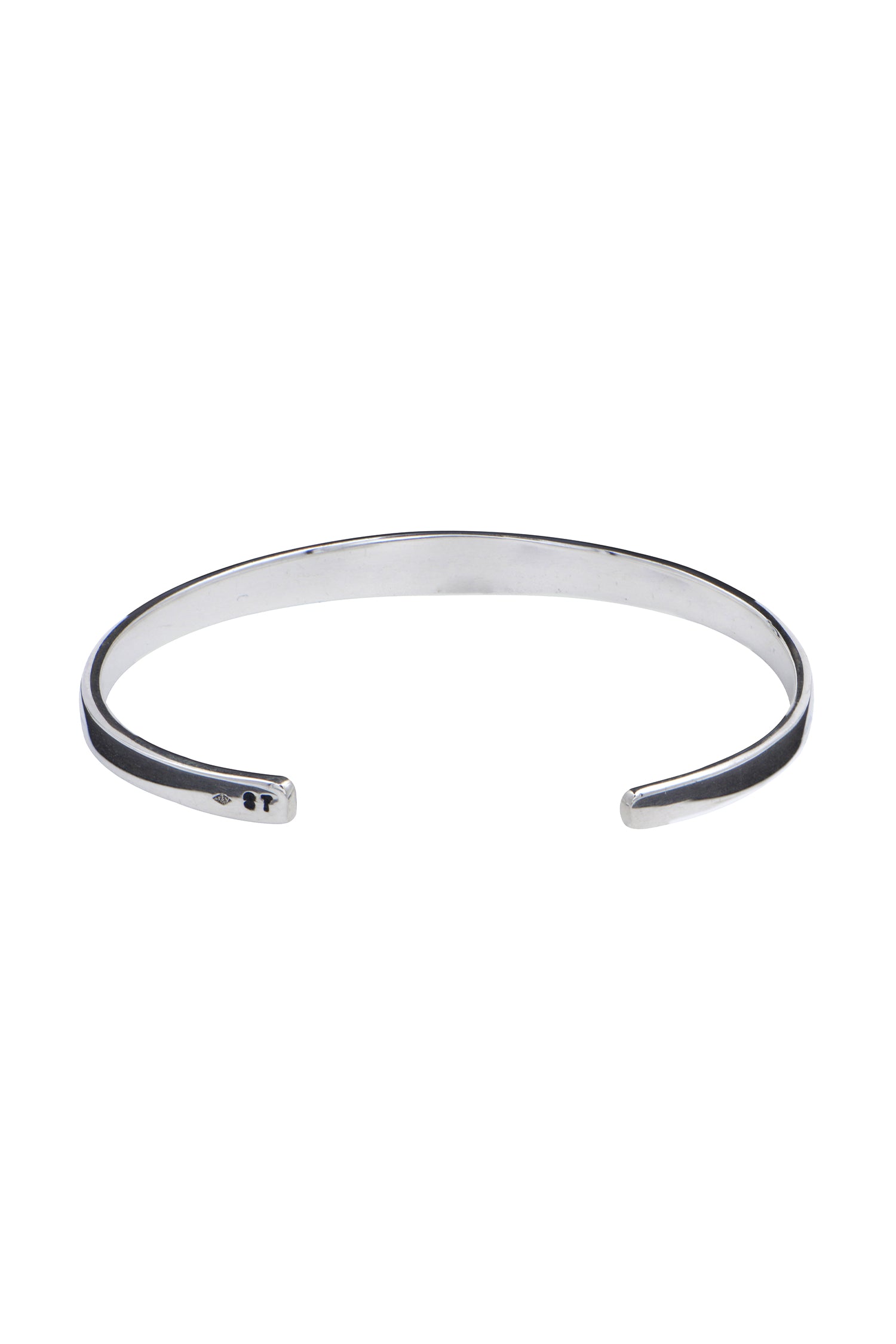 BRACELET OUVERT LOVE 3MM ARGENT
