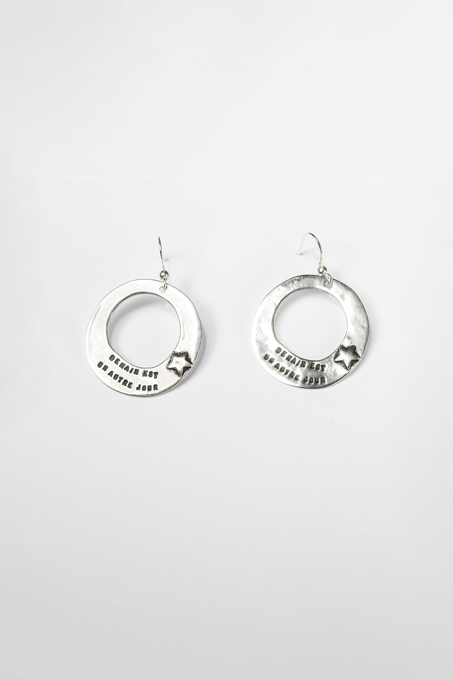 BOUCLES D'OREILLE ESPOIR ARGENT