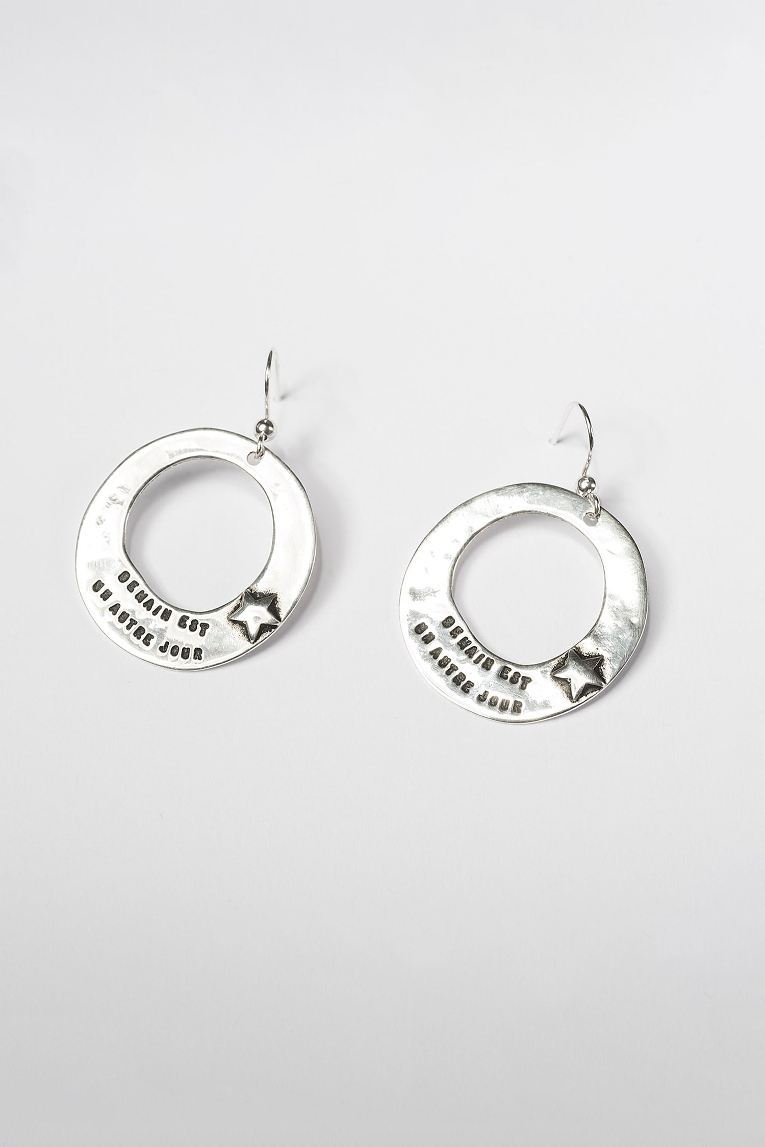 BOUCLES D'OREILLE ESPOIR ARGENT