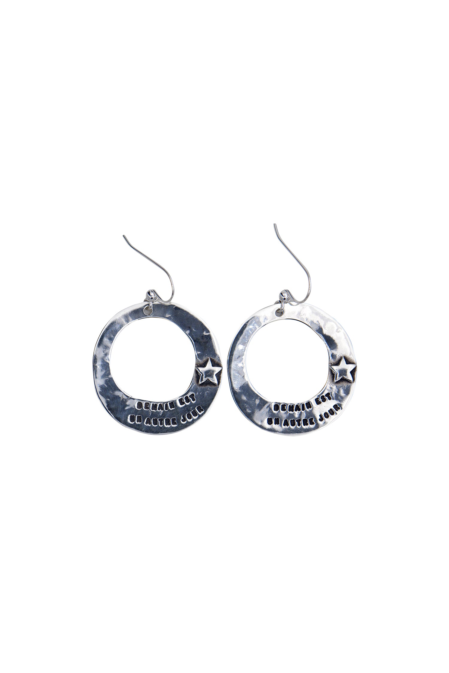 BOUCLES D'OREILLE ESPOIR ARGENT