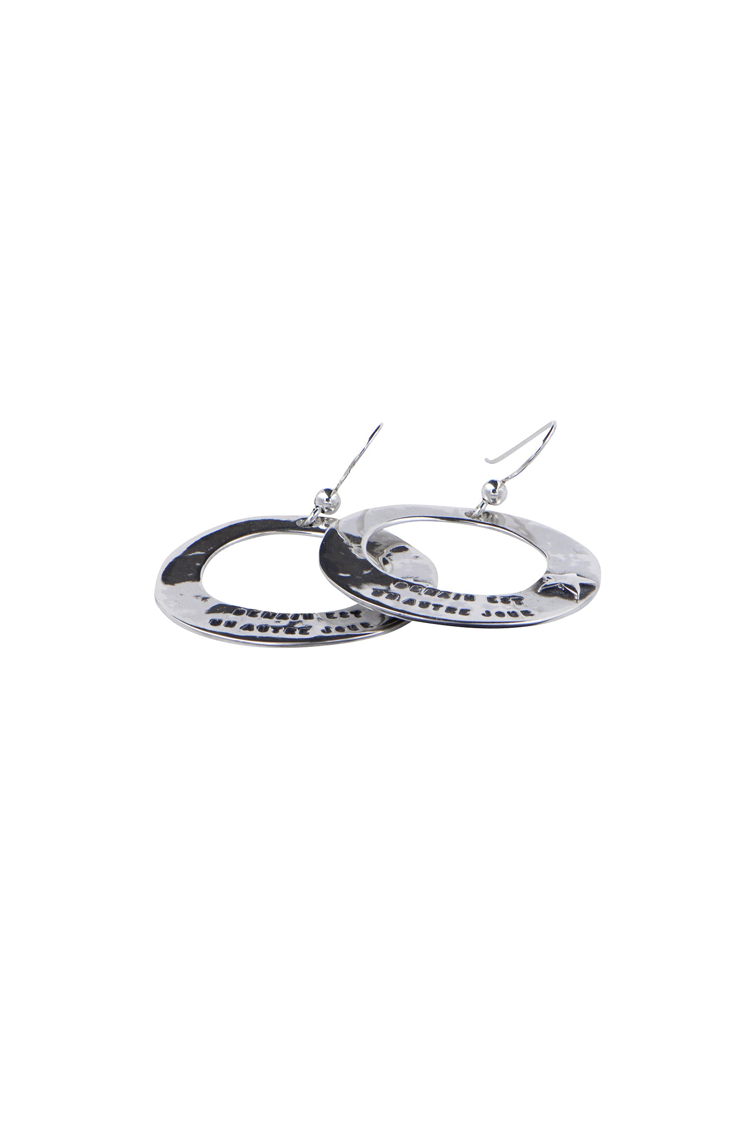 BOUCLES D'OREILLE ESPOIR ARGENT