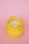 WORK OF ART CANDLE - YELLOW CURVE