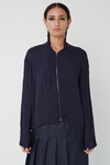 ZIP JACKET IN LAPIS, S24