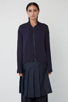 ZIP JACKET IN LAPIS, S24