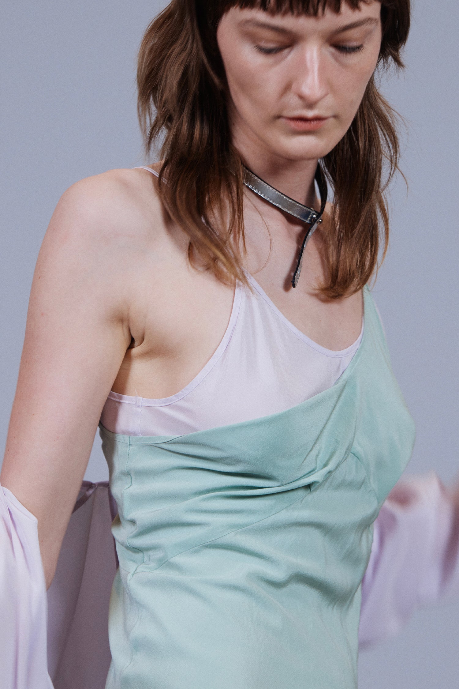 CHOKER IN SILVER, S24