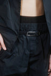 NARROW BELT IN BLACK, S24