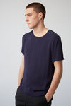 ZIP TEE IN LAPIS, S24