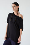 THE ZIP TEE IN OBSIDIAN, S24