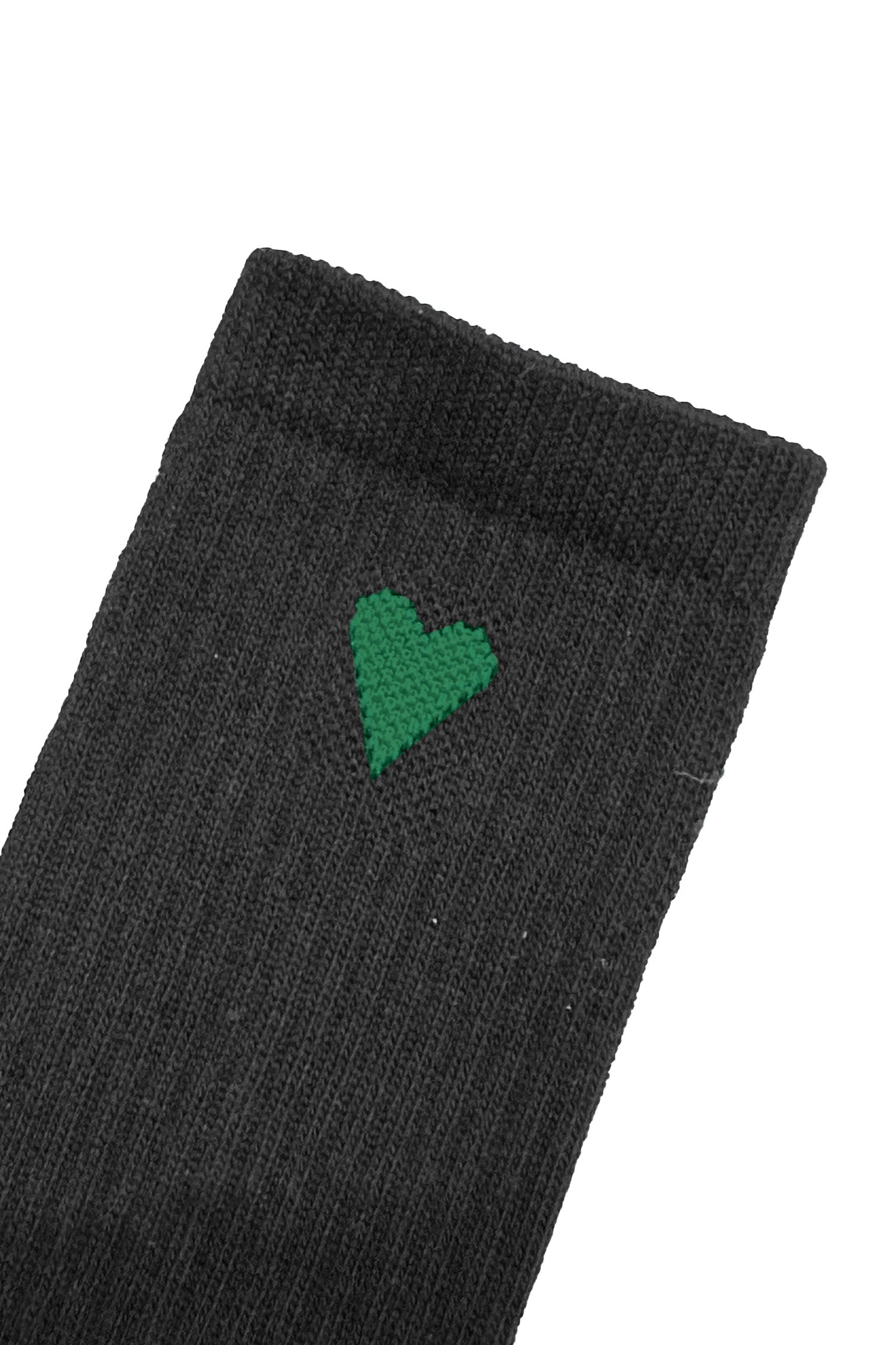 HEART SOX IN BLACK/GREEN