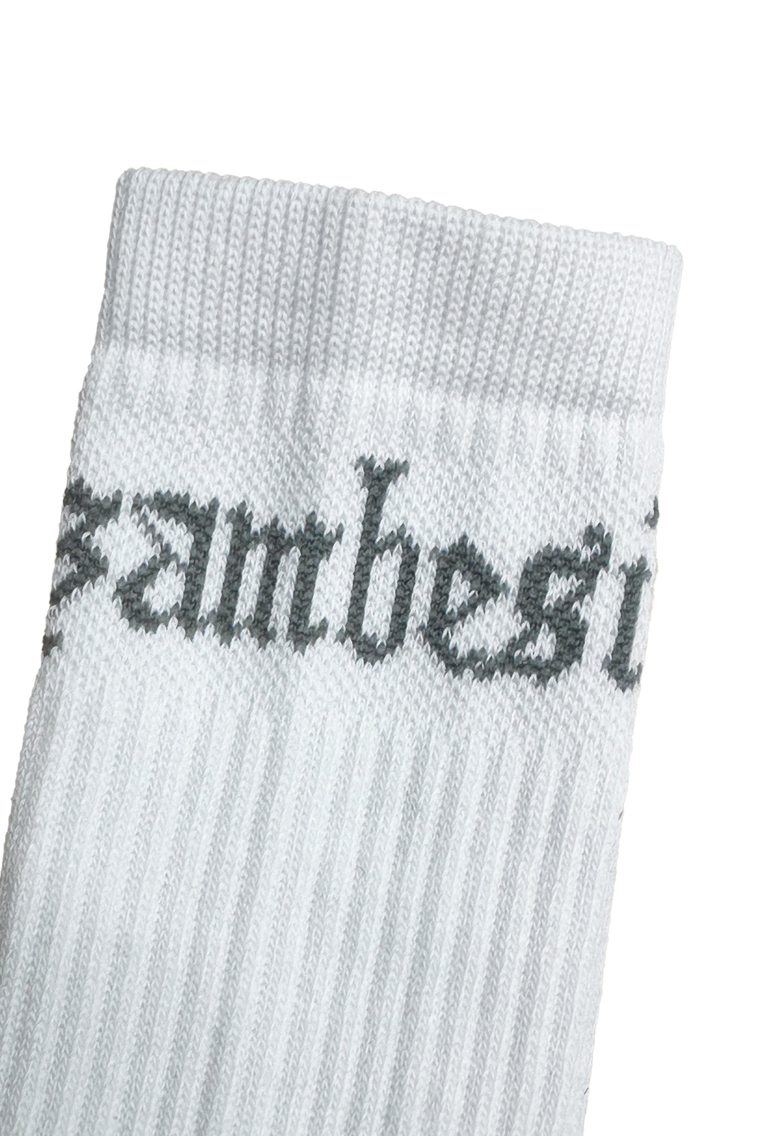 HEART SOX IN WHITE/GREY