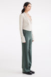 WIDE TROUSER IN GREENSTONE, S25