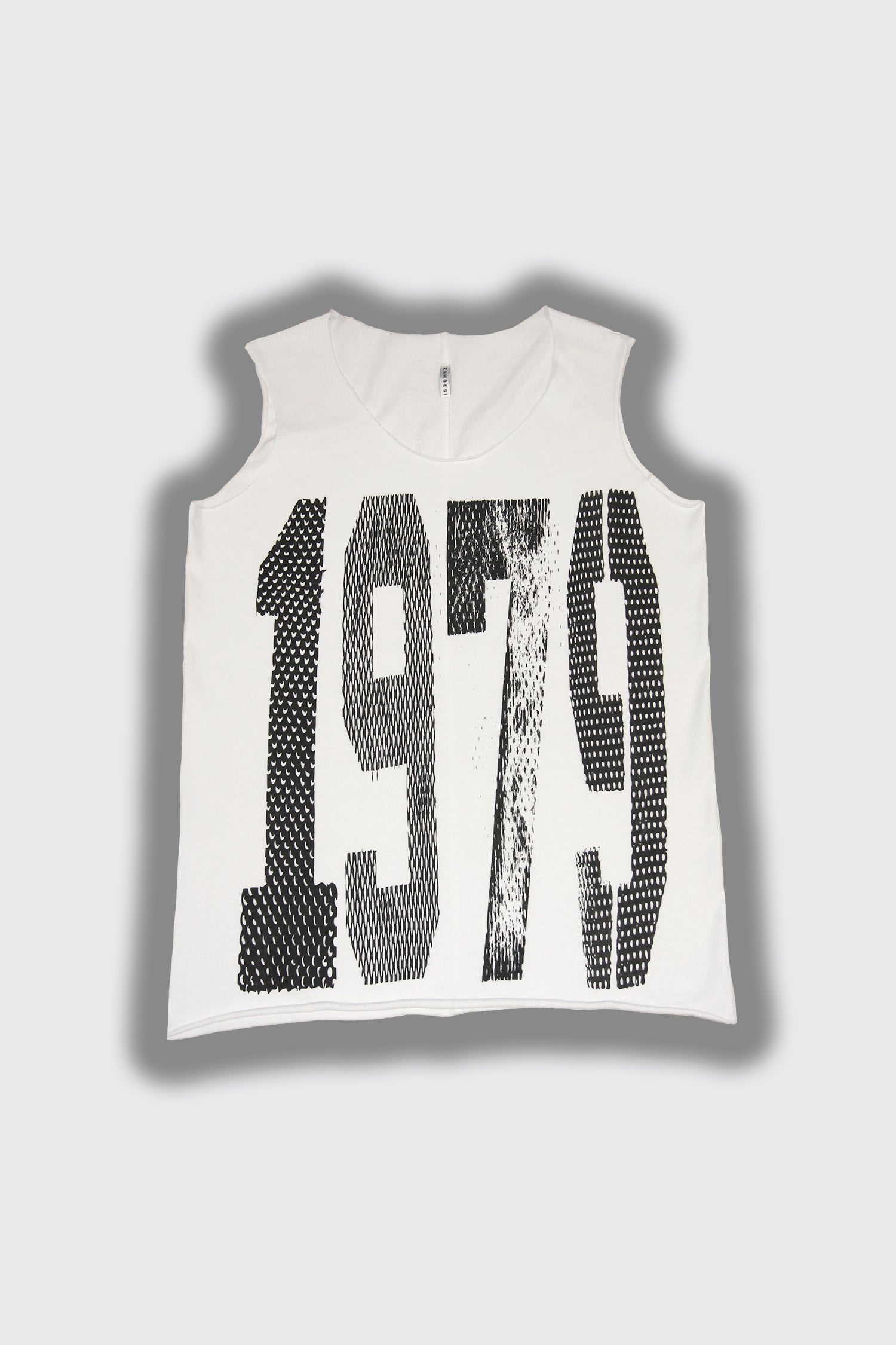 1979 TANK IN WHITE/BLACK, SS26 - Zambesi Store