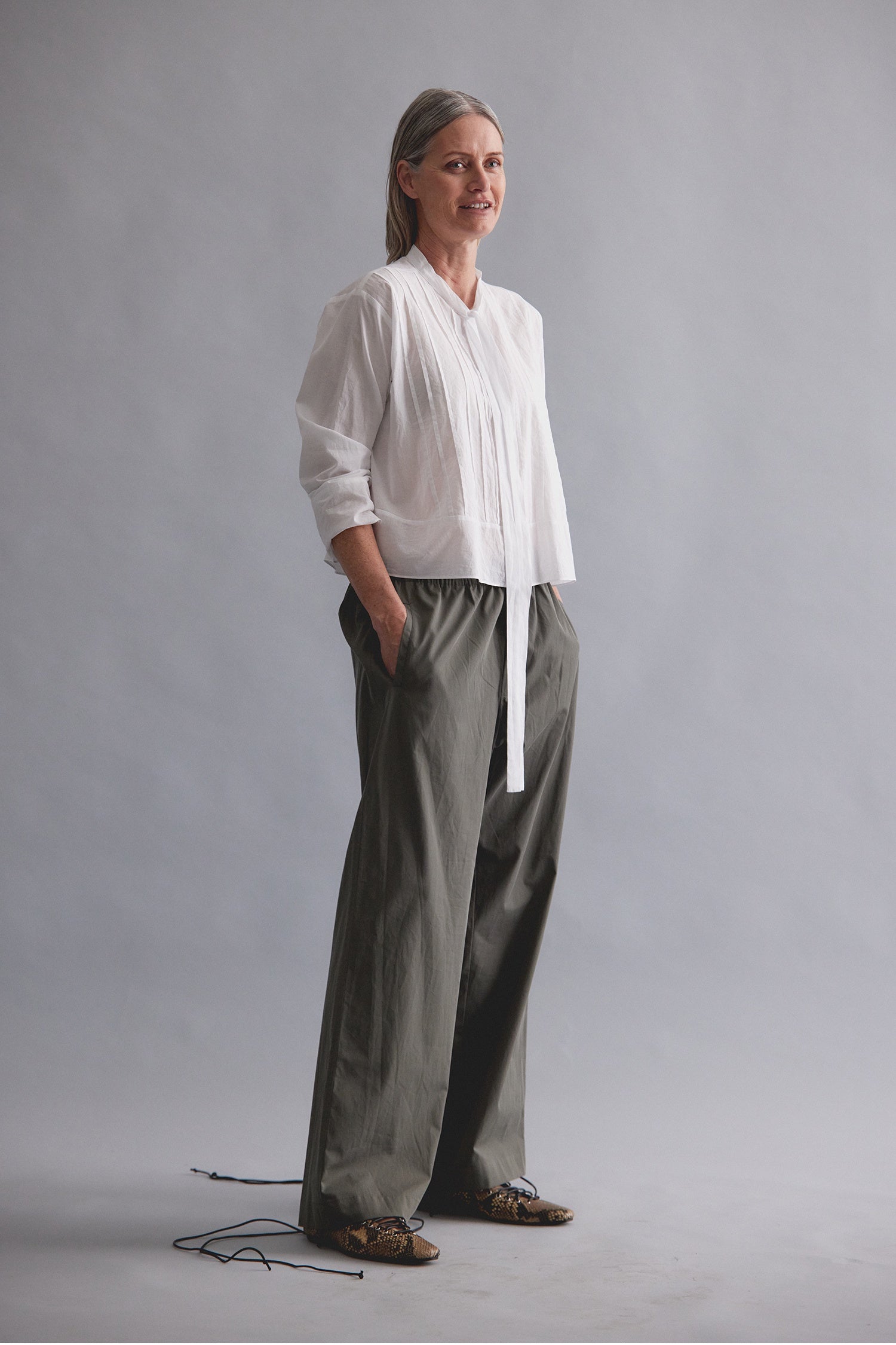 DRAWSTRING PANT IN CAPER (UNISEX), SS26